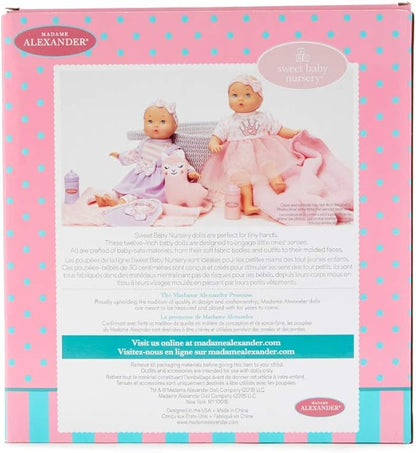 Madame Alexander 12 Sweet Baby Nursery Little Love Princess (Includes Blanket and Bottle)