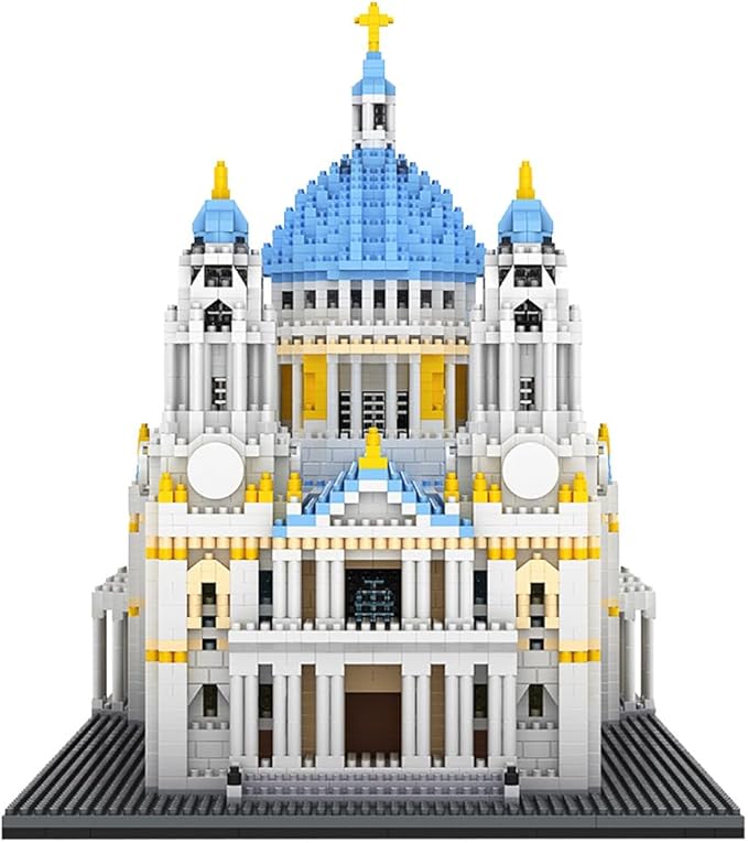 St Paul's Cathedral London Building Blocks Set (7053Pcs) Famous World Architecture Educational Toys Micro Bricks for Kids Adults