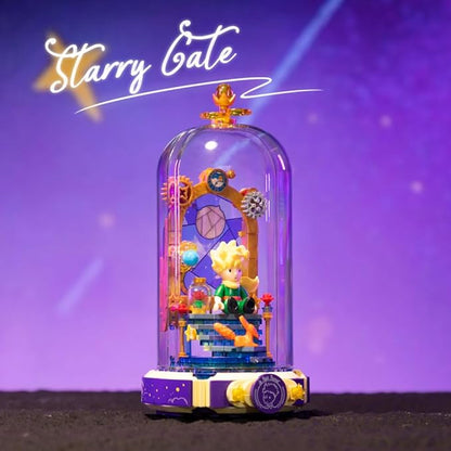 PANTASY Le Petit Prince Starry Gate Building Block Set – Creative DIY Model with Minifigure & Dust Cover Gift Adults and Kids Premium Building Blocks for Home Decor