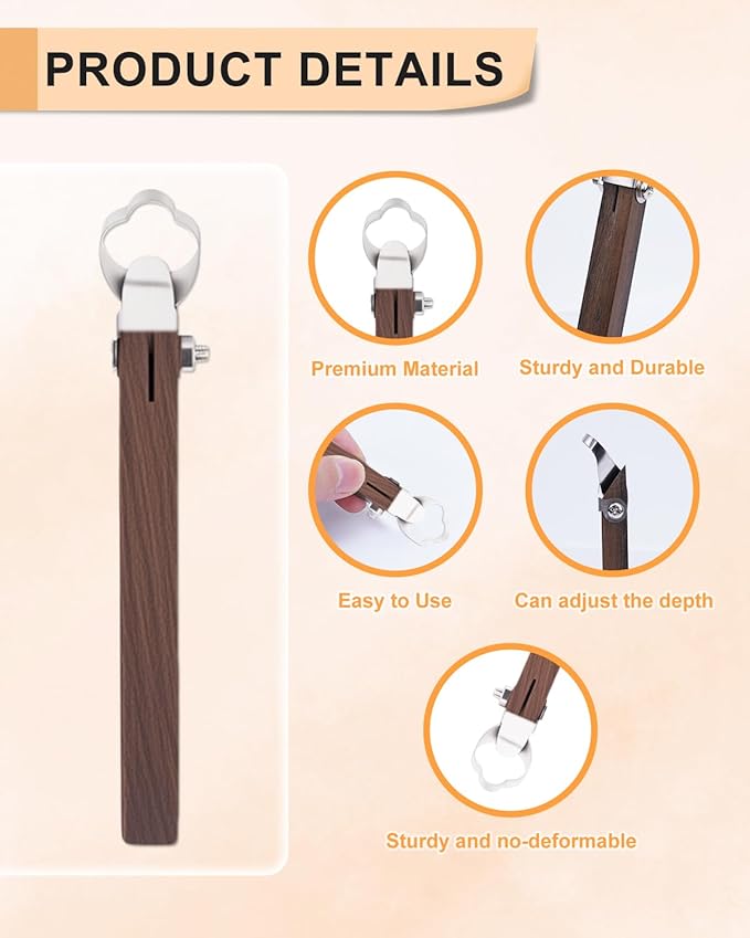 eZAKKA Mug Handle Carving Tool, Pottery Handle Making Tools Set for Pottery Ceramic Mug Handle Molds for Clay, Style 3