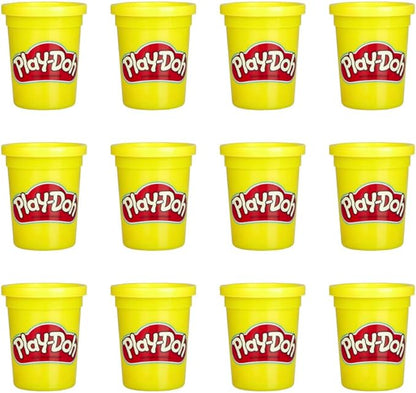 Play-Doh Bulk 12-Pack of Yellow Non-Toxic Modeling Compound, 4-Ounce Cans