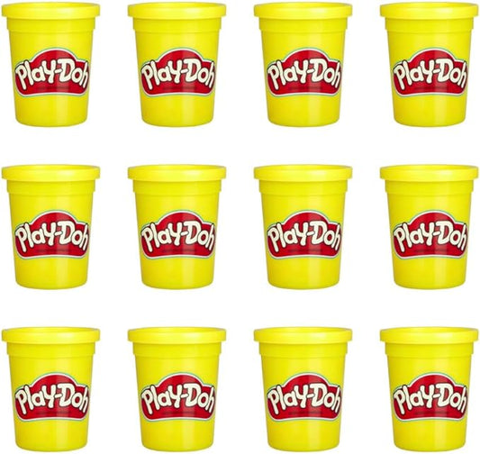 Play-Doh Bulk 12-Pack of Yellow Non-Toxic Modeling Compound, 4-Ounce Cans