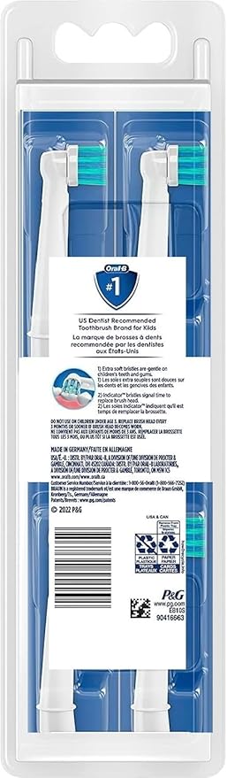 Oral-B Kids Stages Power Frozen Replacement Heads 4 Count