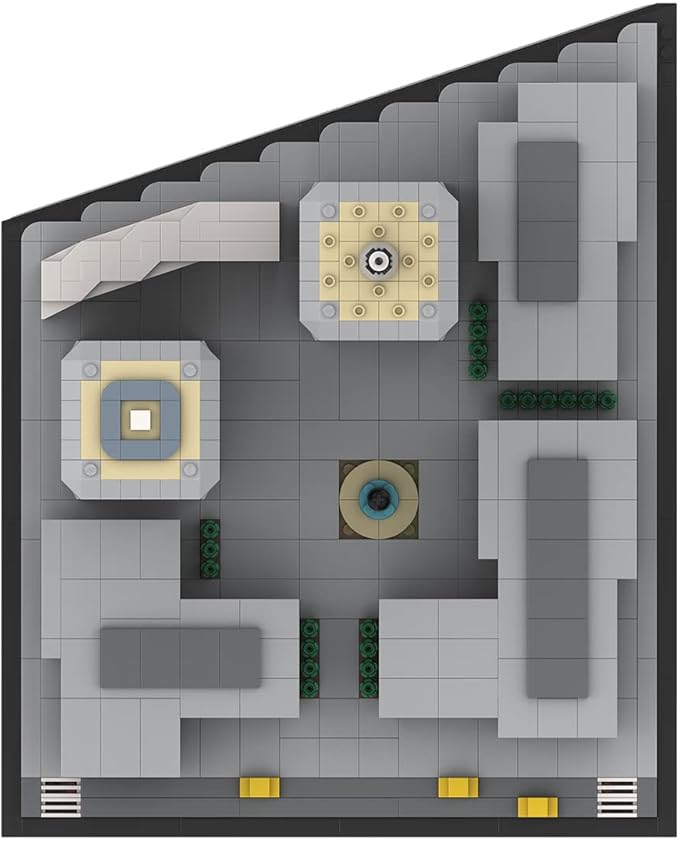 MOC-122768 World Trade Center Building Blocks Set, 1/1000 World Famous Architecture Landmark NY City Skyline Construction Toy for Adults, Designed by bru_bri_mocs, 4870PCS