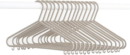 3 Sprouts Sustainable Wheat Straw Plastic Toddler & Kids Hangers – Pack of 30 Infant Baby Clothes Hangers for Closet Organization – Small Children's Hanger for Nursery - Speckled Beige