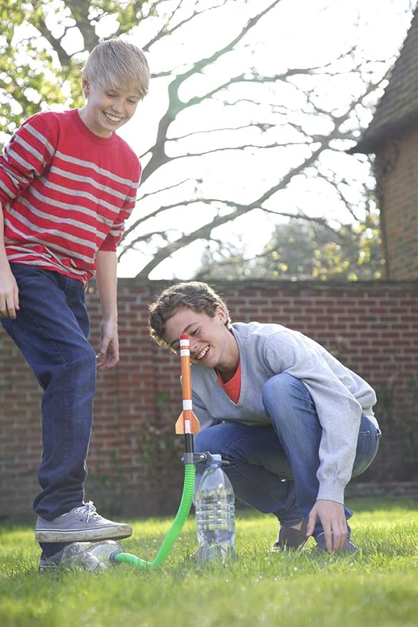 4M Green Science Rocket Kit - STEM Toys DIY Physics Science Experiment Launch Educational Gift, Brown/a (4630)