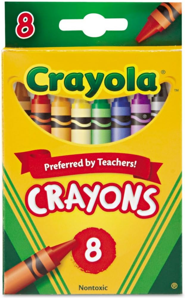 Crayola Crayons 8 Color Peggable [Set of 6]