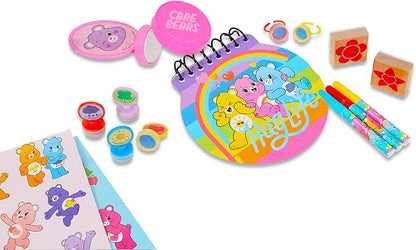 Care Bears Stampers Arts and Crafts Set - Care Bears Activity Bundle with Notepad, Stamps, Stickers, More | Care Bears Stationery Kit for Girls