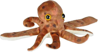 Wild Republic Huggers Octopus Plush Toy, Slap Bracelet, Stuffed Animal, Kids Toys 20cm