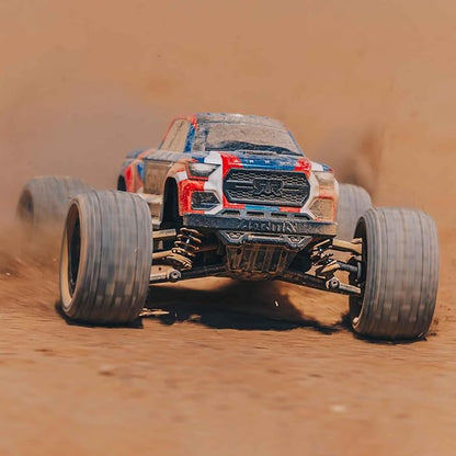 ARRMA RC Truck 1/18 Granite GROM MEGA 380 Brushed 4X4 Monster Truck RTR with Battery & Charger, Blue, ARA2102T1