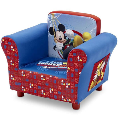 Delta Children Upholstered Chair, Disney Mickey Mouse