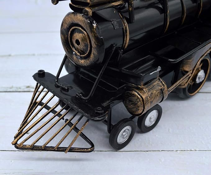 Sooye Diecast Model Locomotive Classic Locomotive Collectible Model Train Classic Home Decor (Locomotive)