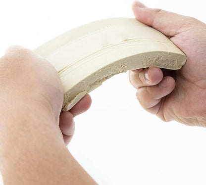 BAZIC Modeling Clay Cream White Color 1 LB, Light Dough Art Craft, Non Toxic Gift for Artist Kids Toddler Boys Girls, Bulk for Classroom, 24-Pack