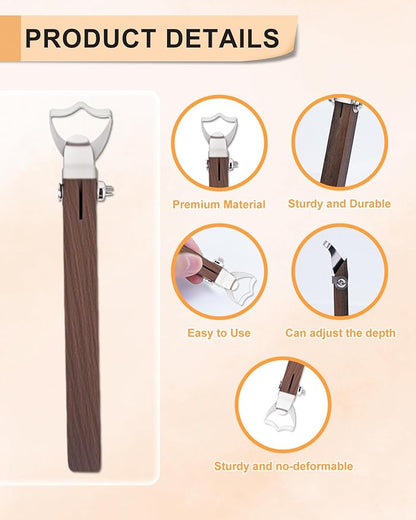 eZAKKA Mug Handle Carving Tool, Pottery Handle Making Tools Set for Pottery Ceramic Mug Handle Molds for Clay, Style 4