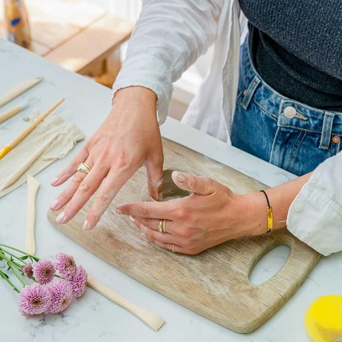 Sculpd Clear Varnish for Air Dry Clay Pottery, Gloss Finish Clear Varnish for Pottery and Acrylic Paint, Create Waterproof Pottery from Home, Colourless Scratch Resistant Varnish, 70ml