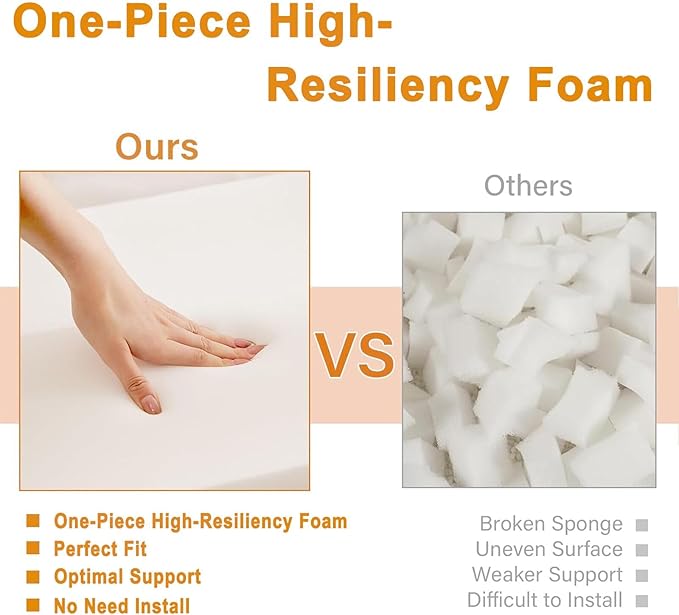 Sturdy Boucle Pouf Ottoman Foot Rest Nice Living Room Decor Lightweight Ottoman Pouf Filler Comfort Pouf Cover Modern Foam Stuffed Poof Perfect to Rest Your Feet No Need Assemble Moss Green