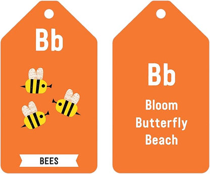 Mudpuppy ABCs of The Earth — Ring Flashcards 26 Durable Double Sided Alphabet Ecological Cards and Reclosable Ring with Colorful Art for Age 1+ Perfect for Preschool Or Travel for Teachers and Parent