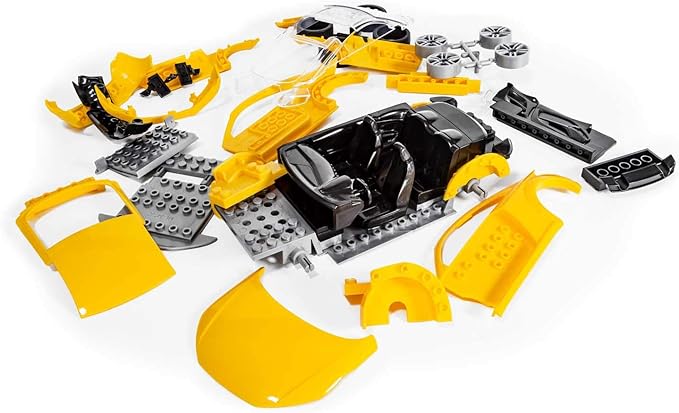 Airfix Quickbuild Audi TT Coupe Yellow Brick Building Model Kit J6034