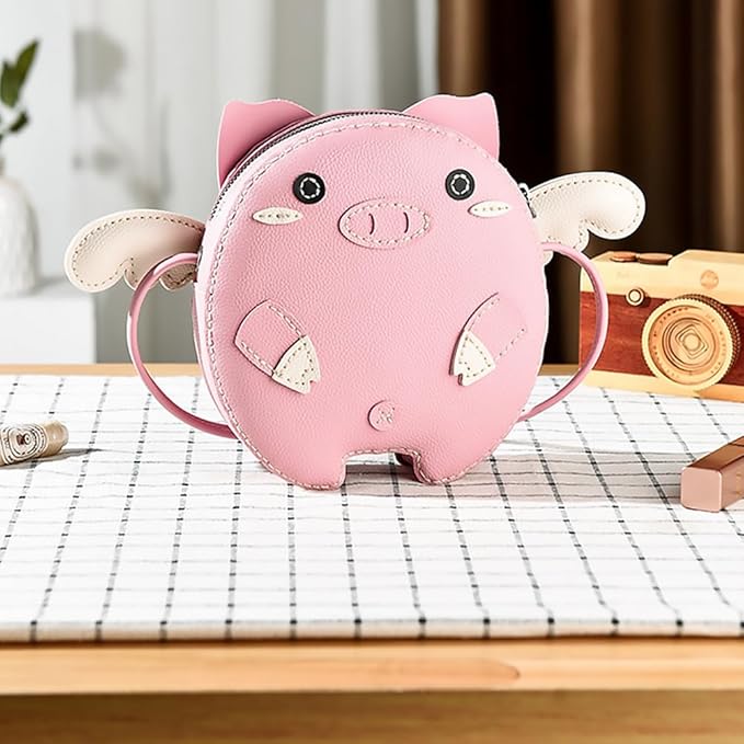 NUOBESTY 1 Set Handbag DIY Womens Suits DIY Sewing kit Girls Purse Making kit Piggy Bag for Women Purse Making kit Girl Animal Purses for Women Kids Craft Art Polyester Bags Jewelry Child