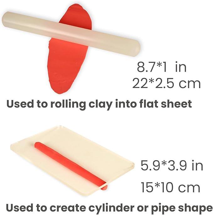 BOHS Air Dry Clay for Kids, 24 Colors Foam Modeling Clay Kit with Sculpting Tools & Tutorial (2.65 lb) - Arts and Crafts DIY Gifts for Girls & Boys Ages 4-12