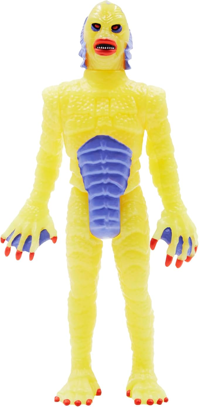 Super7 Universal Monsters Creature from The Black Lagoon (Glow in The Dark Costume Colors) - 3.75" Universal Monster Movies Action Figure Classic Movie Collectibles and Retro Toys