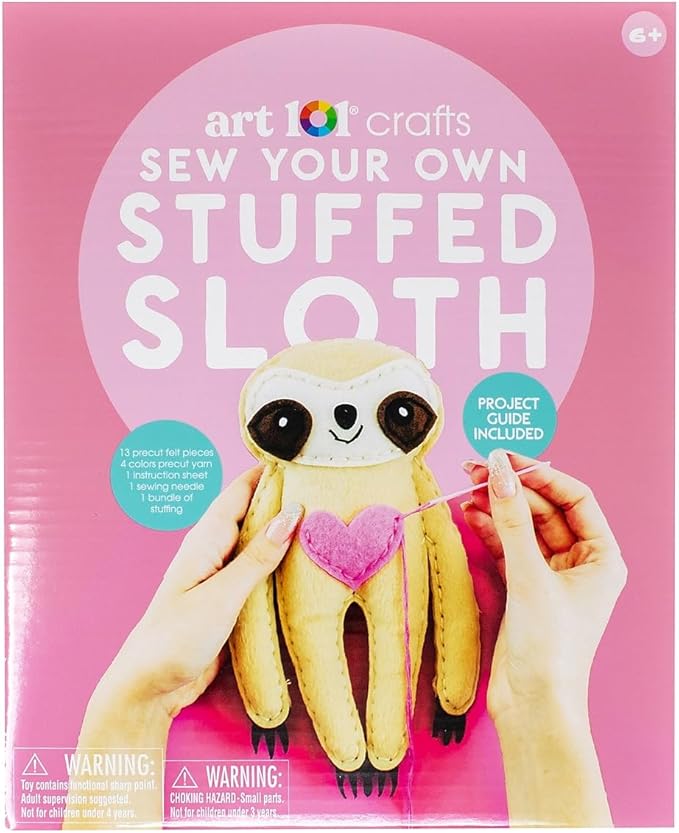 Art 101 Sew Your Own Sloth Kit