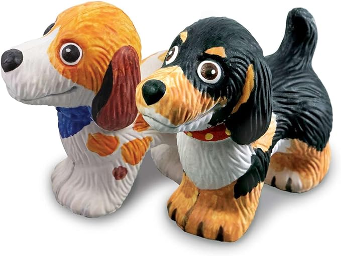 4M 3D Mould & Paint - Puppy Dogs Kit for Kids Ages 5+ - Create, Paint, and Decorate Adorable Puppy Figurines!