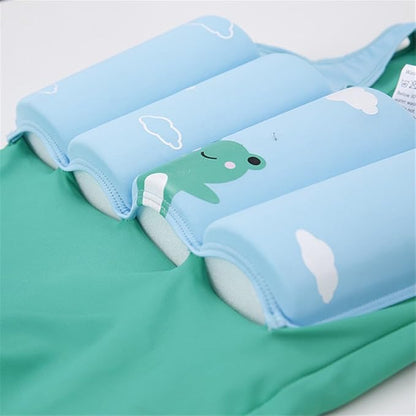 Baby Kids Floatation Suit Float One-Piece Swimwear Buoyancy for Girls Boys 1-8Years