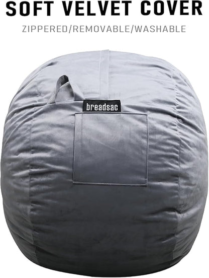 Bean Bag Chairs, Memory Foam Bean Bag Chair for Adults/Teens/Kids, High-Rebound Memory Foam Lazy Sofa Furniture for Living Room Bedroom College Dorm