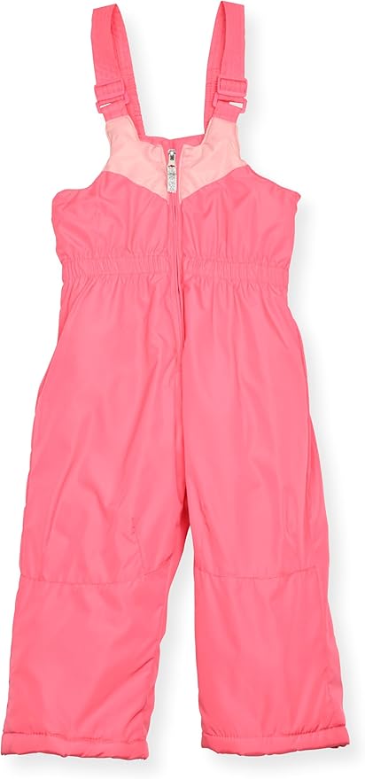 Arctic Quest Little Girls Bib Snow Pants and Ski Jacket Water-Resistant Snowsuit For Kids Winter Jacket For Girls