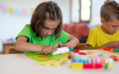 Jovi - Plastilina Pack, Reusable and Non-Drying Modeling Clay, 24 1.75oz. Plasticine Bars, 100% Vegetable-Based, 6 Basic Colors Assortment, Gluten-Free, Non-Toxic, Great for Home and School