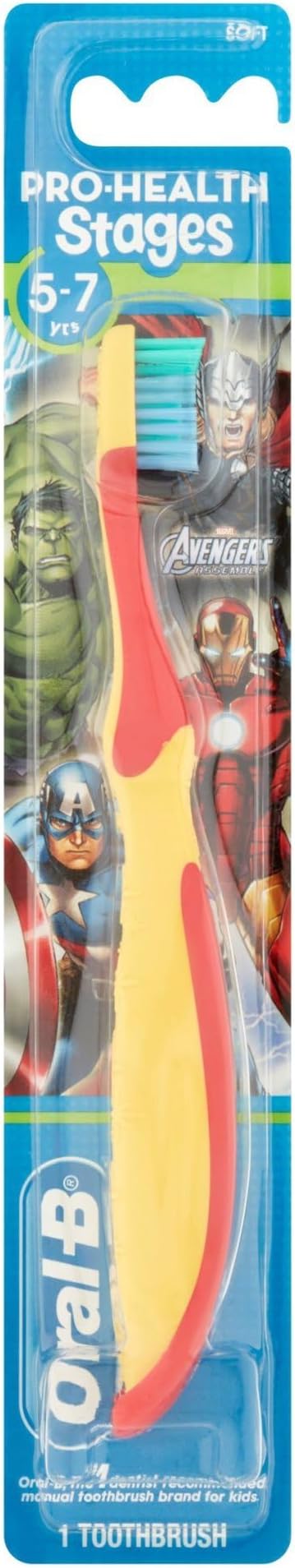 Oral-B Kids Spider Man Toothbrush for Little Children Ages 3+ Years Old, Extra Soft, Pack of 6