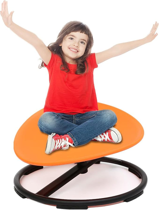 Kids Sensory Swivel Chair,Autism Sensory Spinning Chair for Kids,Sensory Spinning Toy Chair,Kids Coordination Sensory Swivel Products for Ages 3 Years and UP,Training Body Coordination