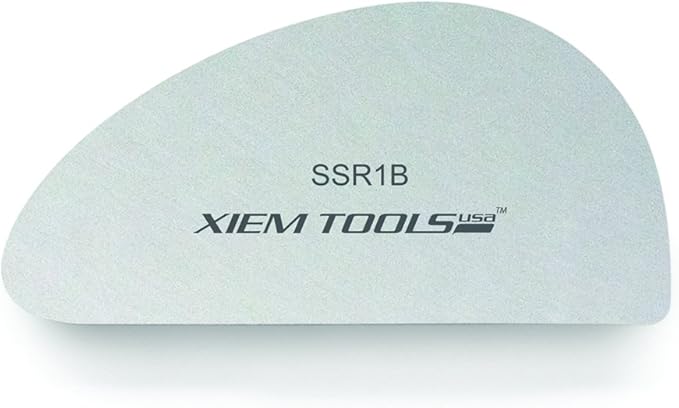 Xiem Tools Stainless Steel Clay Rib for Ceramics and Pottery (Rib 1B)