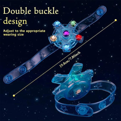36pack LED Light Up Fidget Spinner Bracelets, Glow in The Dark Party Favors for Kids 4-8 8-12, Treasure Box Toys for Classroom, Birthday Gifts, Pinata Goodie Bags Stuffers