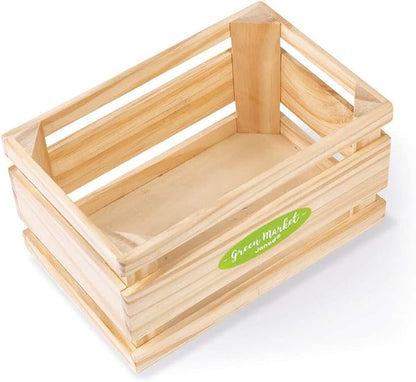 Janod Fruits & Vegetable Maxi Set - Wooden Sliceable Play Food - 13 Piece Set - Ages 3+ - J06607