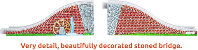 Orbrium Toys 68 Pcs Wooden Train Track Expansion Pack Compatible with Thomas Wooden Train, Brio, Thomas The Tank Engine (68 Pcs)