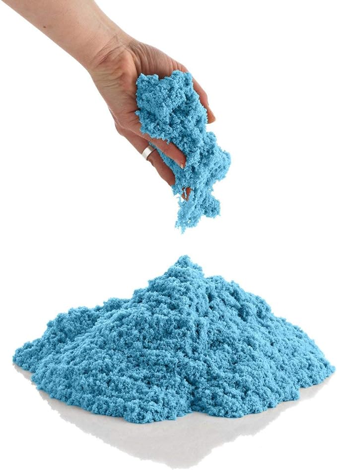 Blue 14 Ounce Refill Pack - Moldable Indoor Play Sand in Resealable Bag