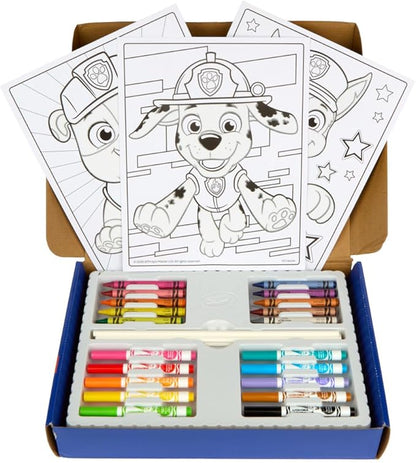 Crayola PAW Patrol Art Kit (60+Pcs), Art Set for Kids, PAW Patrol Toys & Gifts, PAW Patrol Coloring Set, Gift for Boys & Girls, Ages 4+