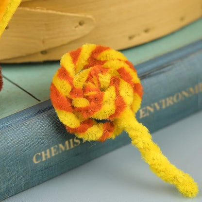 100 Pieces Pipe Cleaners Chenille Stem, Orange Pipe Cleaners Set for DIY Arts Crafts Decorations, Chenille Stems (Orange)