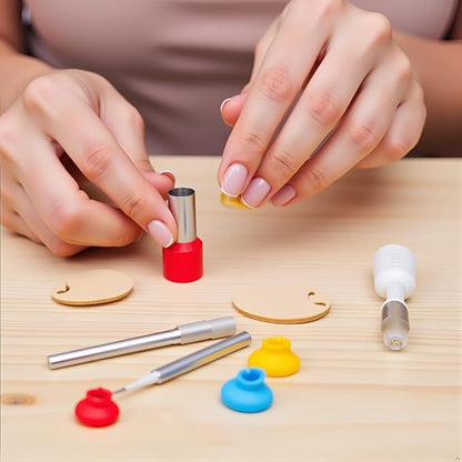 8Pcs Multicolor Clay Circle Cutters Set,Clay Molds Household Tool for Polymer Ceramic Crafts Handmade Supplies Clay Cutters Set of Circle Cutters for Earrings Ceramics and Pottery Ceramic and Pottery