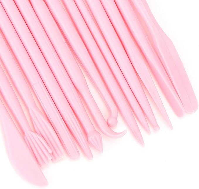 Carving Pottery Tool, 14Pcs Clay Sculpting Tool, Grils Clay Fondant Cake for Soft Clay Home()