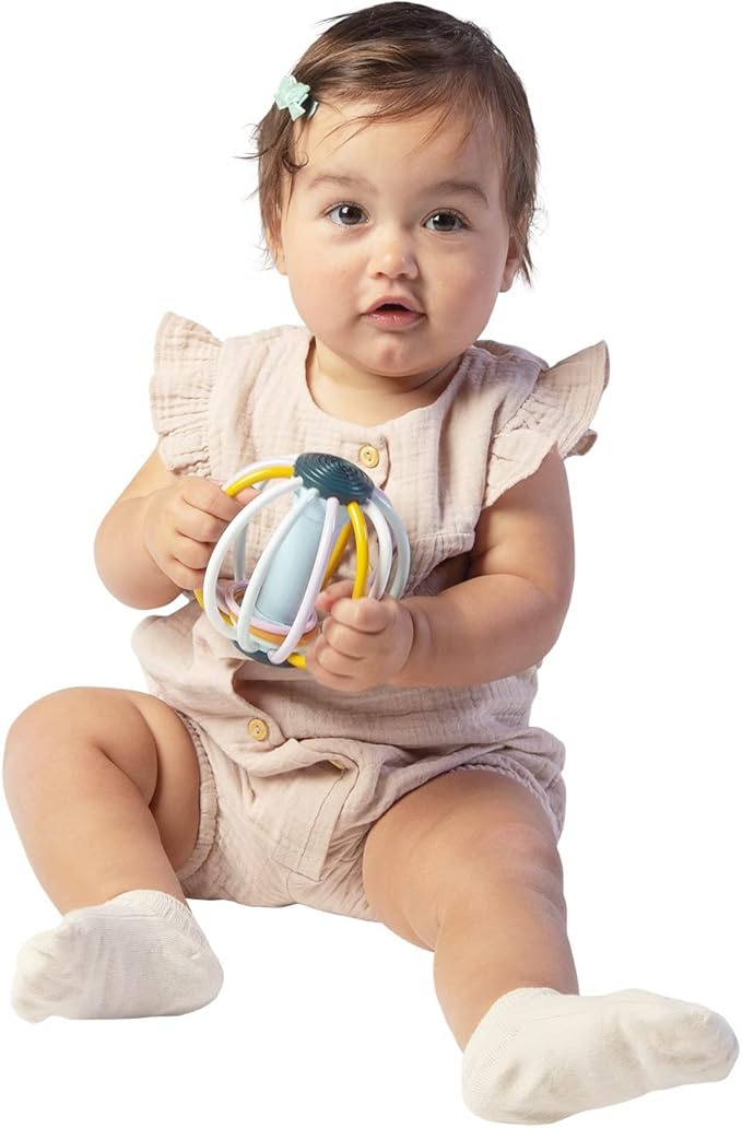 Manhattan Toy Comet Outer Space Themed Rattle and Teether Sensory Developmental Baby Toy