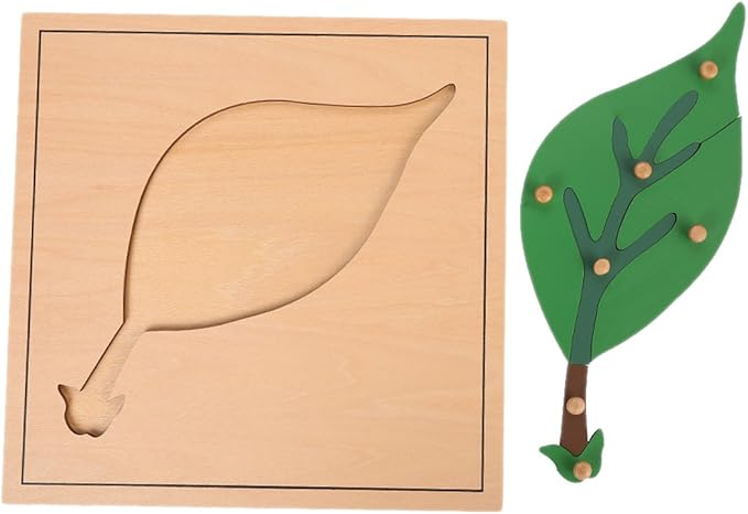 MEYOR Montessori Leaf Puzzle for Early Preschool Education Learning Toy