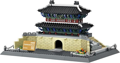 Oichy Namdaemun Model Building Kits, World Famous Architecture Building Blocks Set, Collection Namdaemun Toys Gifts Set for Adults and Kids(900 PCS)