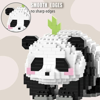Mini Building Blocks- Crawling Panda, Party Favors- Micro Blocks Panda Toy for Kids 6 7 8 9 10+, Mini Blocks Building Sets for Adults, Easter/Birthday for Boys and Girls(606 PCS)