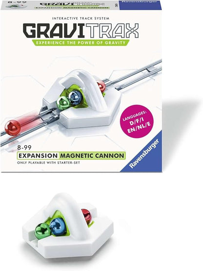 Raventrack Gravitrax Magnetic Cannon Accessory - Revolutionary Marble Run & STEM Toy | Perfect for Kids Age 8 & Up | Compatible Accessory for 2019 Toy of The Year Finalist Gravitrax Set
