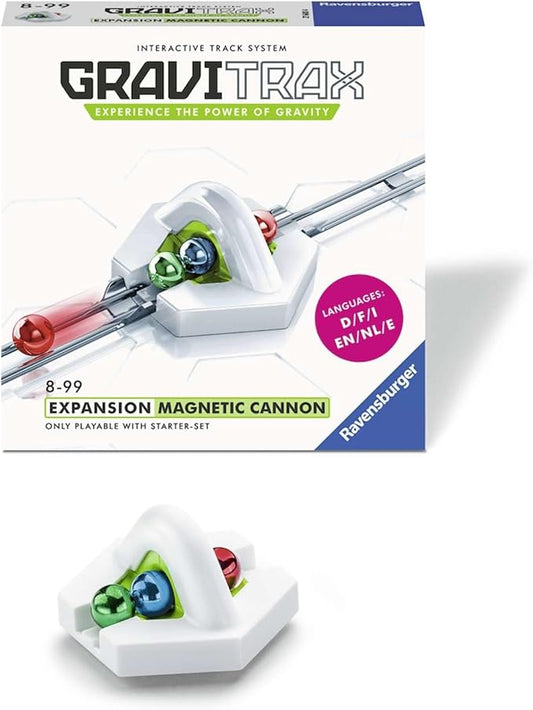 Raventrack Gravitrax Magnetic Cannon Accessory - Revolutionary Marble Run & STEM Toy | Perfect for Kids Age 8 & Up | Compatible Accessory for 2019 Toy of The Year Finalist Gravitrax Set
