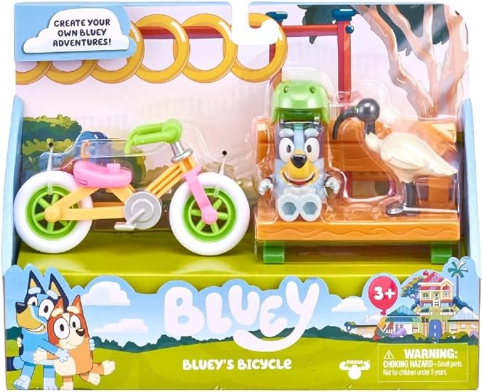 Bluey S6 Vehicle & Figures Bicycle, Multicolor (17162)
