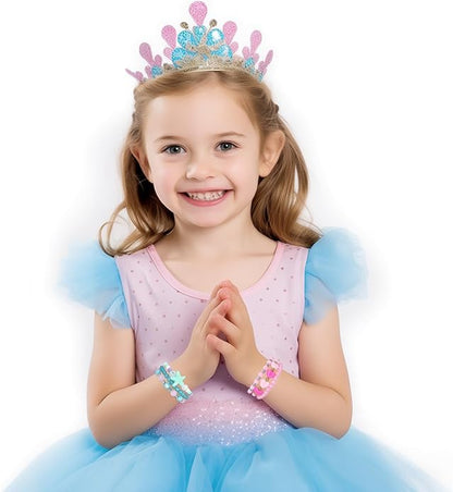 Elesa Miracle 36pc Little Girl Teens Kids Beaded Bracelet Value Set Kids Girl Party Favor Pretend Play Bracelet